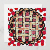 さくらんぼパイ 招待状 (正面/裏面)