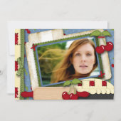 さくらんぼパイ 招待状 (正面)