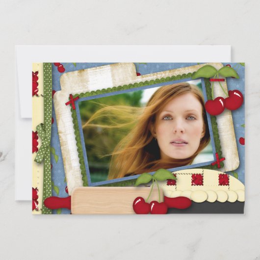 さくらんぼパイ 招待状 (正面)