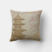 さくらんぼパゴダのアクセント枕 クッション (裏面)