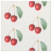 さくらんぼパターン生地 ファブリック (クローズアップ)