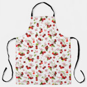 さくらんぼパターン1 エプロン (正面)