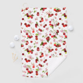 さくらんぼパターン1 ゴルフタオル (インサイチュ)