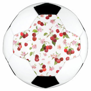 さくらんぼパターン1 サッカーボール
