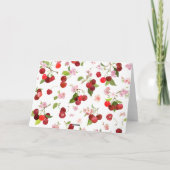 さくらんぼパターン1 サンキューカード (裏面)