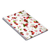 さくらんぼパターン1 ノートブック (右側)