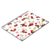 さくらんぼパターン1 ノートブック (左側)