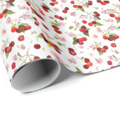 さくらんぼパターン1 ラッピングペーパー (ロールコーナー)