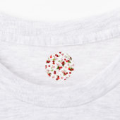 さくらんぼパターン1 ラベル (貼付)