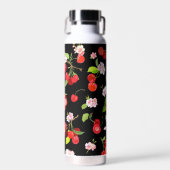 さくらんぼパターン2 ウォーターボトル (正面)