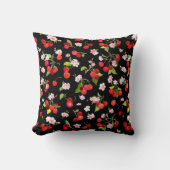 さくらんぼパターン2 クッション (正面)