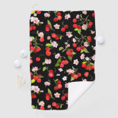 さくらんぼパターン2 ゴルフタオル (インサイチュ)