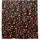 さくらんぼパターン2 シャワーカーテン (正面)