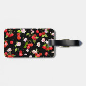 さくらんぼパターン2 ラゲッジタグ (裏面横)