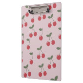 さくらんぼパターン クリップボード (左)