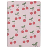 さくらんぼパターン クリップボード (裏面)