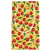 さくらんぼパターン スモールペーパーバッグ (正面)