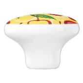 さくらんぼパターン セラミックノブ (側面)