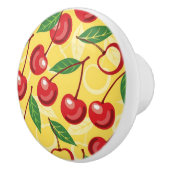 さくらんぼパターン セラミックノブ (右)