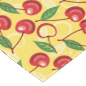 さくらんぼパターン テーブルクロス (アングル)