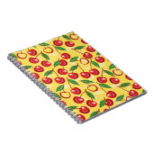 さくらんぼパターン ノートブック (右側)