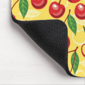 さくらんぼパターン マウスパッド (コーナー)