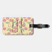 さくらんぼパターン ラゲッジタグ (裏面横)