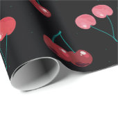 さくらんぼパターン ラッピングペーパー (ロールコーナー)