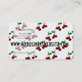 さくらんぼパターン 名刺