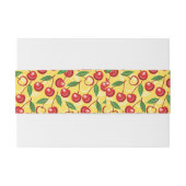 さくらんぼパターン 招待状ベリーバンド (裏面例)