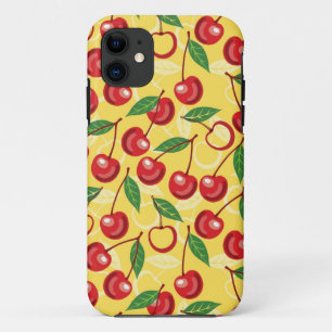 さくらんぼパターン iPhone 11 ケース