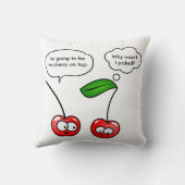 さくらんぼパンおもしろいズジョーク クッション (裏面)