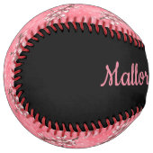 さくらんぼパーソナライズされたの花 ソフトボール (正面左)