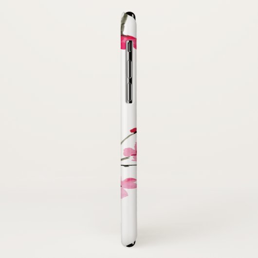 さくらんぼパーソナライズされた花水彩 Case-Mate iPhoneケース (裏面/左)