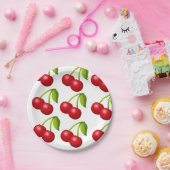 さくらんぼパーティー紙プレート接待食 ペーパープレート (パーティー)
