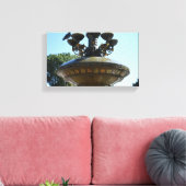 さくらんぼヒルファウンテンセントラルパークNYC写真 キャンバスプリント (インサイチュ (リビング))