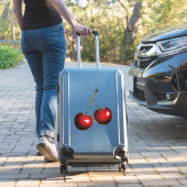 さくらんぼビニールステッカー シール (スーツケースインサイチュ)