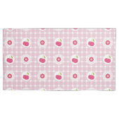 さくらんぼピクニックピロローケース 枕カバー (正面左)