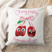 さくらんぼピッキング クッション (ブランケット)