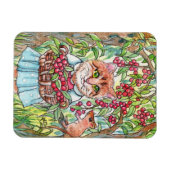 さくらんぼピッキング マグネット (横)