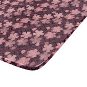 さくらんぼピンクとワイモダンン切り盤 カッティングボード (角)