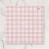 さくらんぼピンクと赤の女の子1st誕生日ありがとう フェイバータグ (裏面)