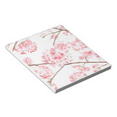 さくらんぼピンクの花桜 日本の ノートパッド (アングル)