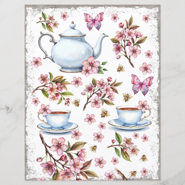 さくらんぼピンクの花畑 (正面)