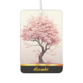 さくらんぼピンクの車 カーエアーフレッシュナー (正面)