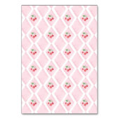 さくらんぼピンクボウベビーシャワー テーブルナンバー (裏面)