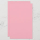 さくらんぼピンク無地の色 便箋 (正面/裏面)