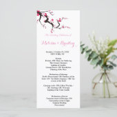 さくらんぼピンク白フローラセレモニープログラム プログラム (スタンド正面)