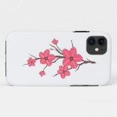 さくらんぼピンク花柄! Case-Mate iPhoneケース (裏面(横))