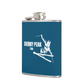 さくらんぼピークリゾートスキーヤー フラスク (左)